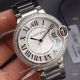 Swiss Quartz - TWF Cartier Men 36mm Ballon Bleu Single-row Diamond Steel Watch (2)_th.jpg